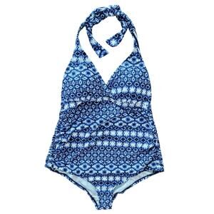 Beach Bump By Motherhood Maternity One Piece Swimsuit M Resortwear Vacation